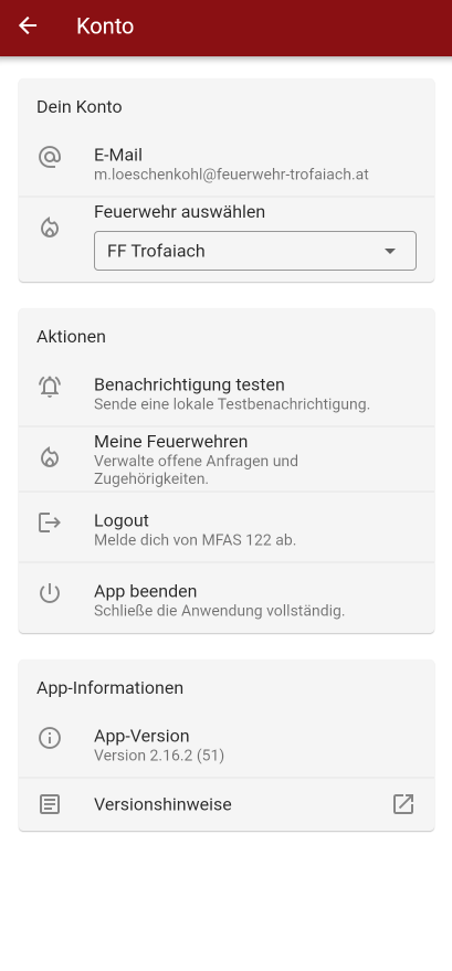 Meine Feuerwehren